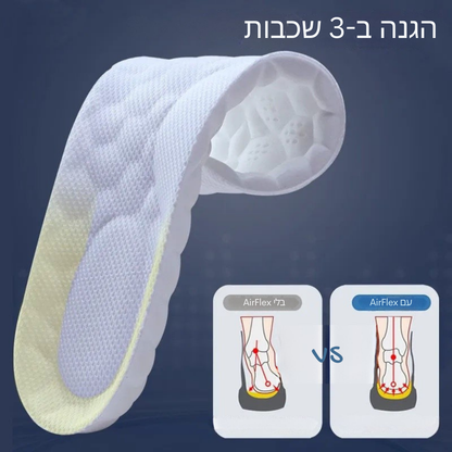 מדרסי AirFlex Sole בנוחות שלא הכרת מעולם