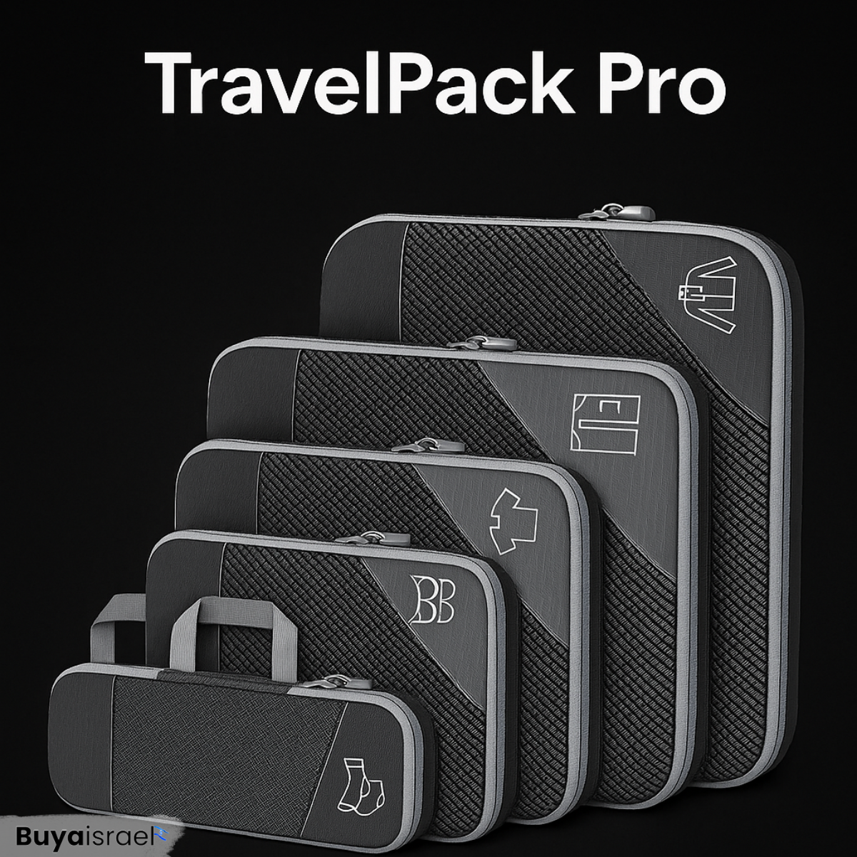 TravelPack Pro – הסט שגורם למזוודה שלך להתכווץ (ולך להרגיש בשליטה)