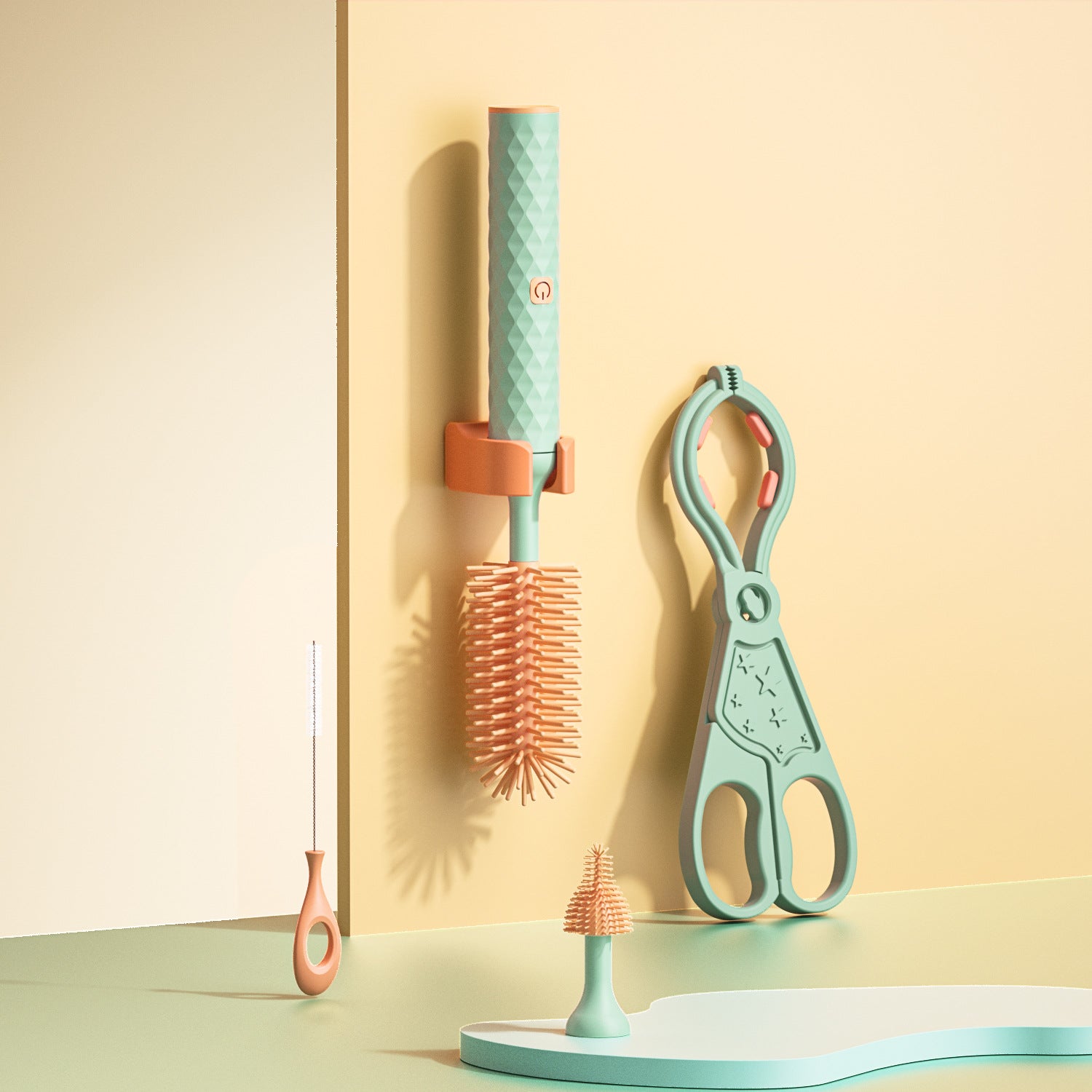 מברשת חשמלית לניקוי בקבוקים