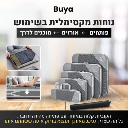TravelPack Pro – הסט שגורם למזוודה שלך להתכווץ (ולך להרגיש בשליטה)