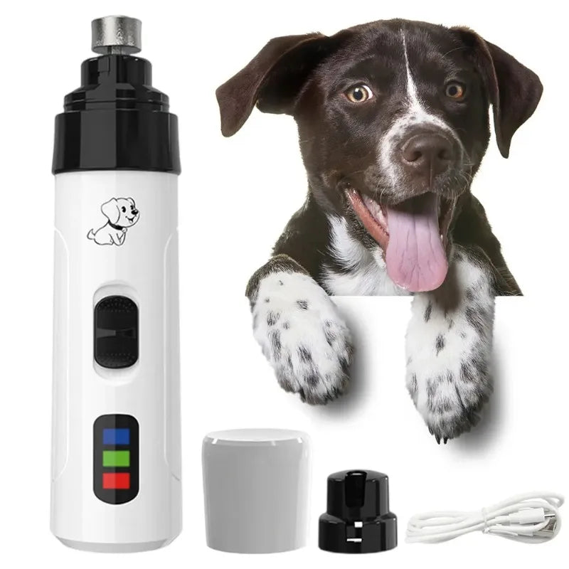 Rechargeable Painless Electric Pet Nail Grinder for Dogs Cats Quiet Operation USB Charging Suitable for All Sizes