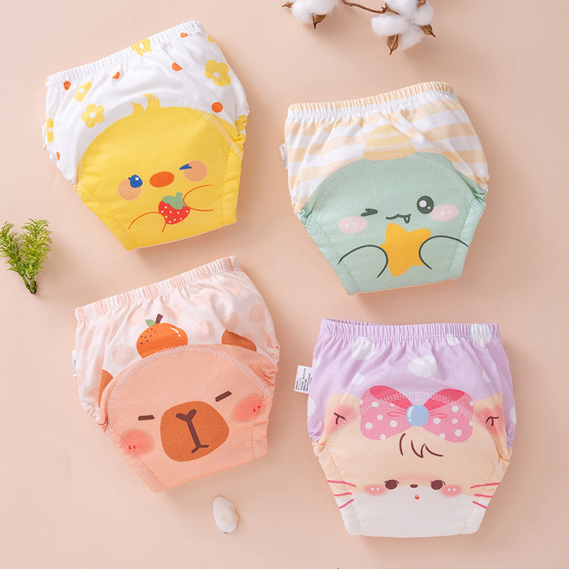 Baby'S Diaper Underwear Pure Cotton Washable Ring Baby Diapers