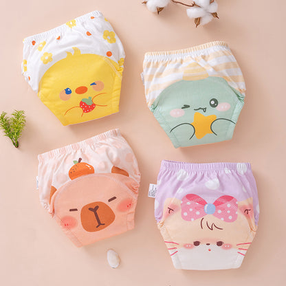 Baby'S Diaper Underwear Pure Cotton Washable Ring Baby Diapers